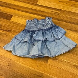 Chic 2 Chic Blue Layered Skirt Size 12